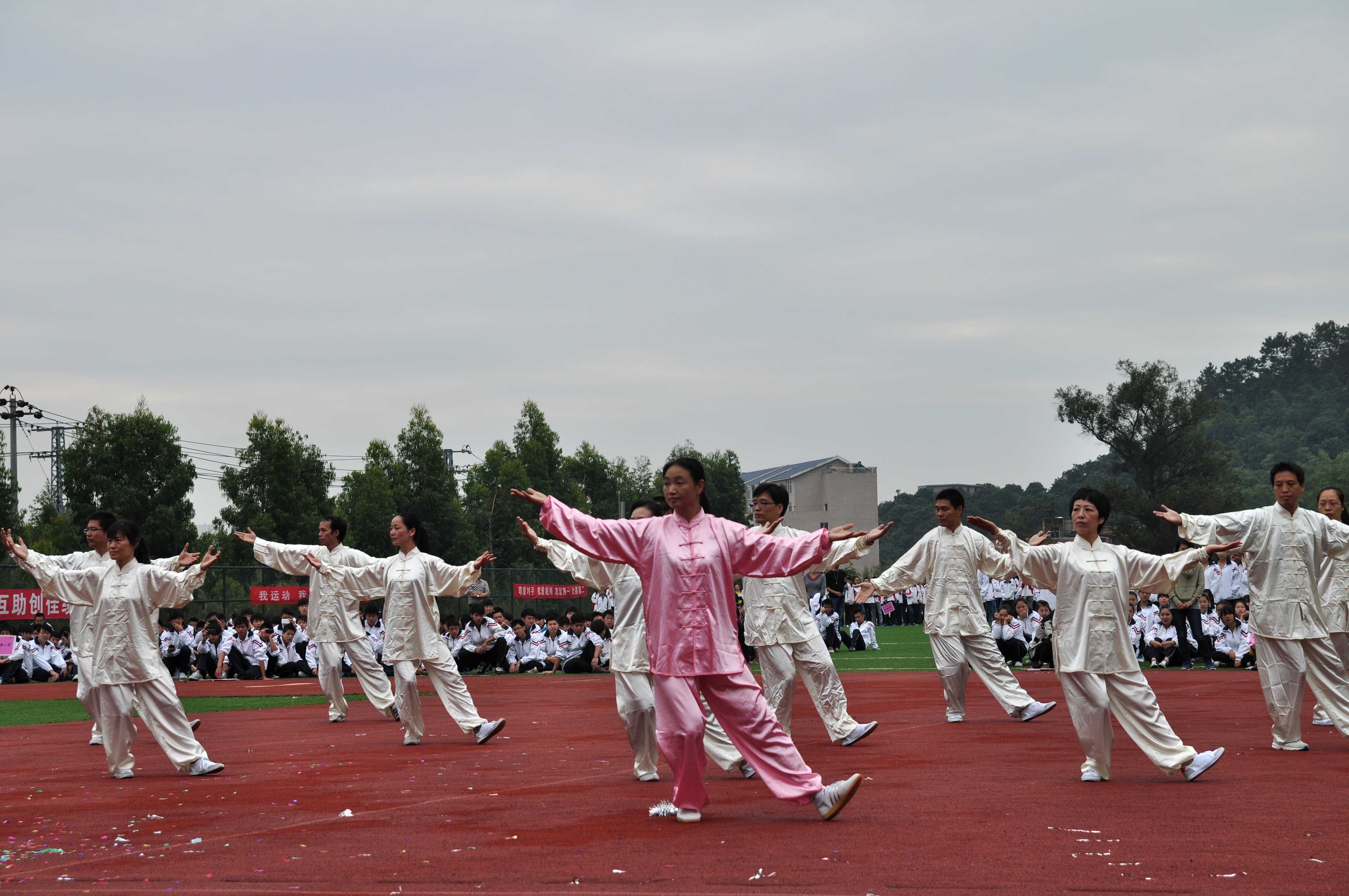 学校第二十四届运动会开幕式（组图）(图10)