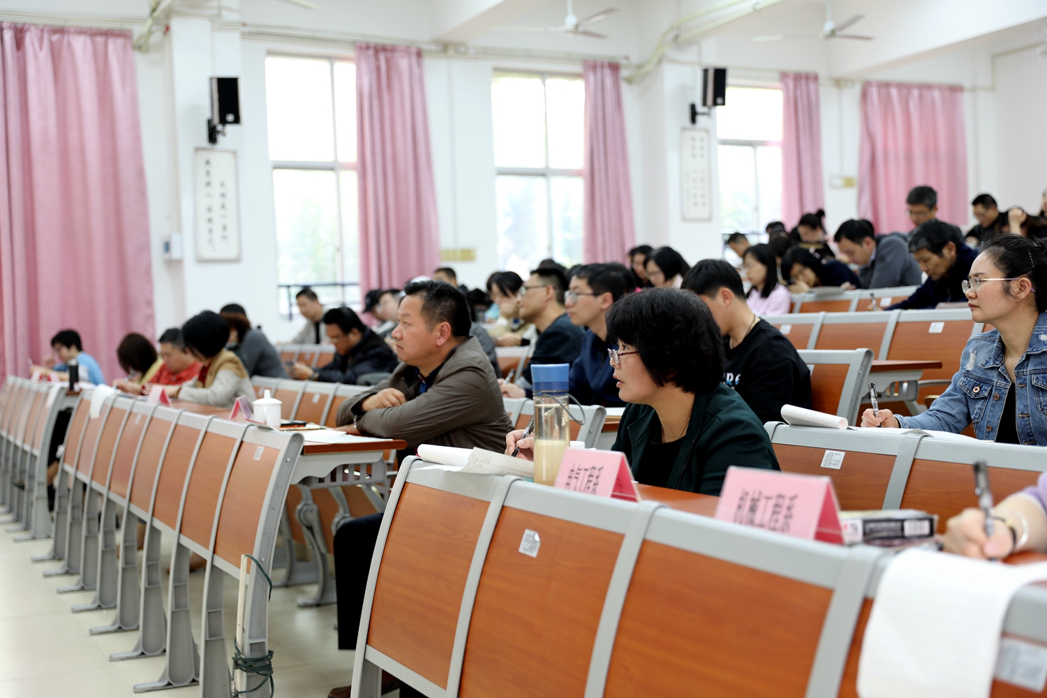 学院开展硬笔书法培训(图2)