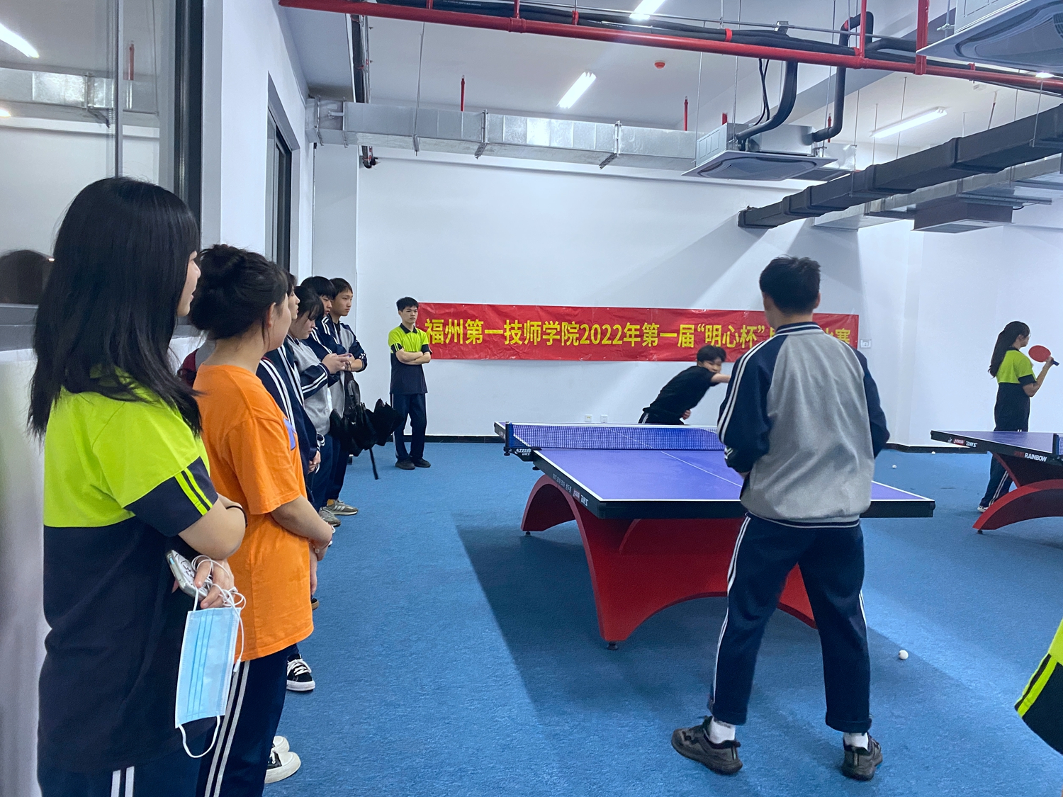 【职教周活动系列报道②】 澳门永利集团举行“明心杯”乒乓球大赛(图1)